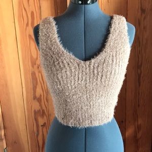 Urban outfitters Blush Cropped Tank Top